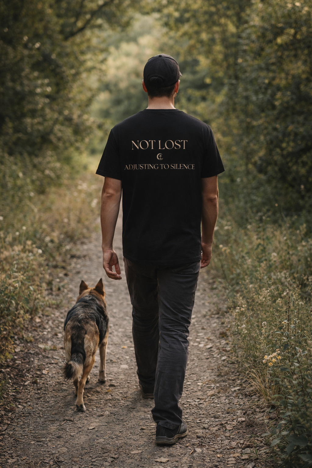 Not Lost — Adjusting to Silence T-shirt