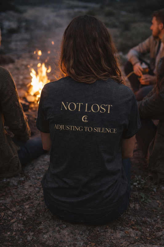Not Lost — Adjusting to Silence T-shirt