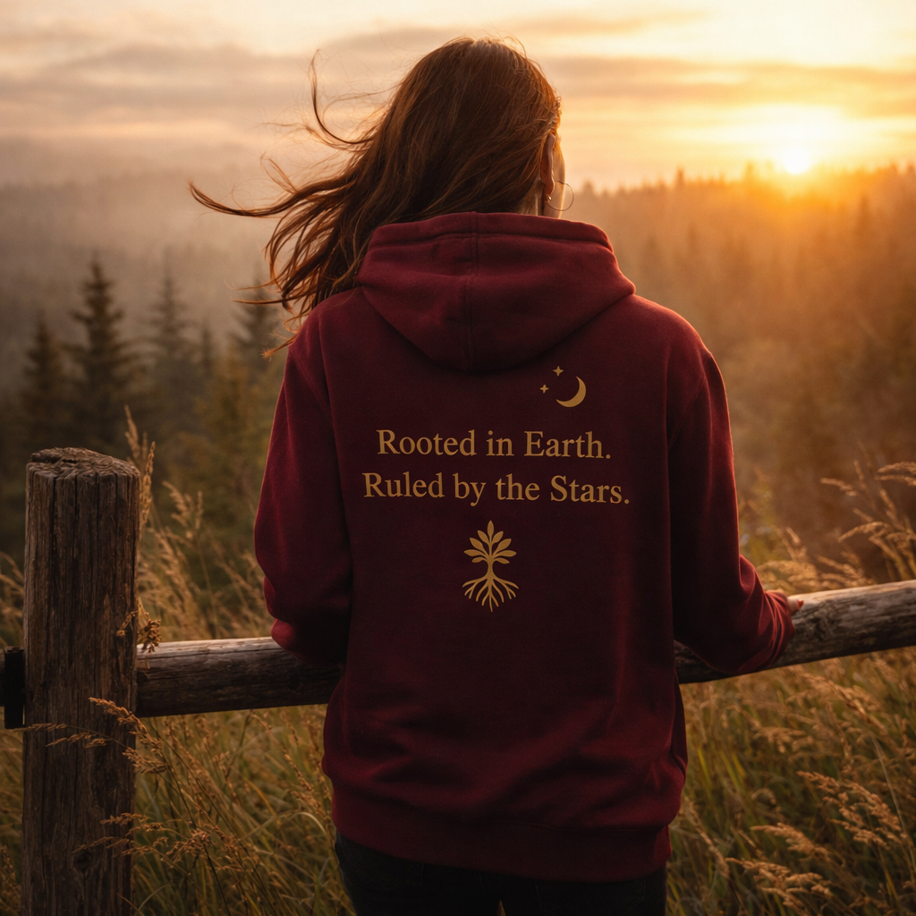 Rooted in Earth. Ruled by the Stars. Hoodie